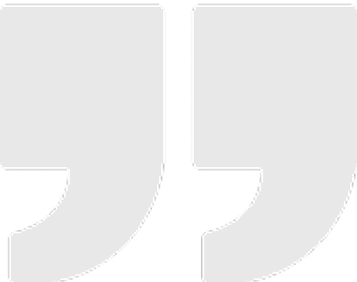 Gray quotation marks on black background.