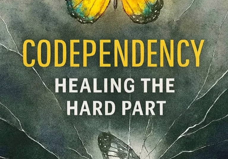 Butterfly book cover, "Codependency: Healing the Hard Part".